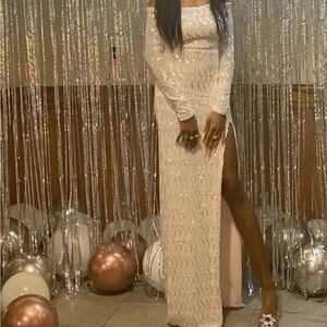 Iridescent Pink Dress